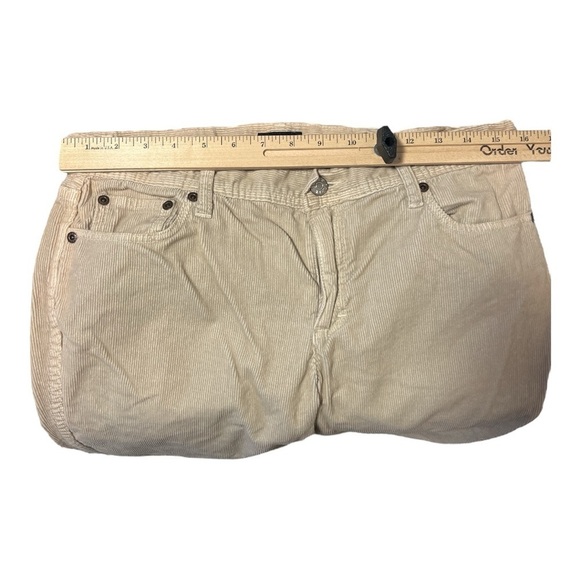 J Crew Cotton Beige Corduroy Bootcut Pant Size 8 XY1 - Picture 4 of 5